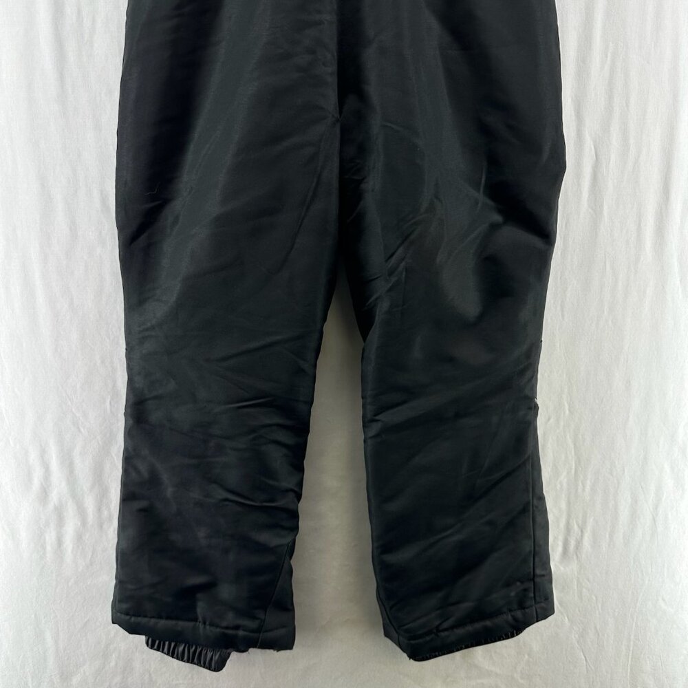 Swiss Tech Snow Bib Overalls Kids S Insulated Water Repellent Adjustable Black - Picture 6 of 12